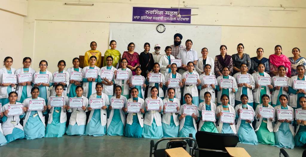 Nursing Students Receive Training in First Aid CPR Fire Safety Disaster Management and Civil Defence